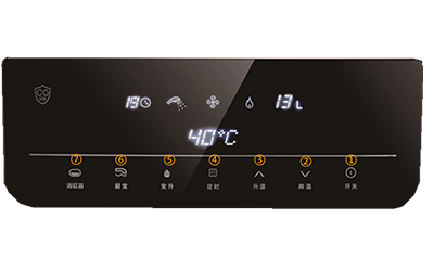 Control Panel Demonstration for Gas Water Heater Tankless 13ET218
