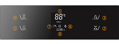 Suicheng Gas Tankless Water Heater ET190 Control Panel